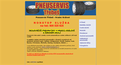 Desktop Screenshot of pneuservis-trebes.cz